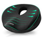 SAHEYER Donut Pillow for Tailbone Pain, Memory Foam Hemorrhoids Pillow for Sciatica Nerve, Sciatica Hip Coccyx Seat Cushion for Long Sitting Office Workers, Car Drivers, Black