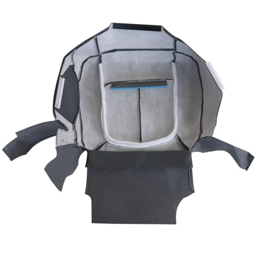 NLQR Driver Side Bottom Cloth Seat Cover & Replacement Seat Cushion Foam Pad Compatible with Ford F150 2011 2012 2013 2014 - color: Gray