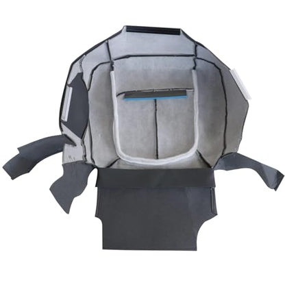 NLQR Driver Side Bottom Cloth Seat Cover & Replacement Seat Cushion Foam Pad Compatible with Ford F150 2011 2012 2013 2014 - color: Gray