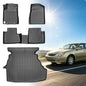 Floor Mats for Toyota Camry 2002 2003 2004 2005 2006, Camry Floor Mats ONLY Sedan, TPE Non-Slip Waterproof Summer Winter, Front & Rear Row & Cargo - style: 10)2002-2006|Camry Sedan|Floor&Cargo Mats