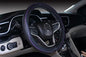 Mayco Bell Small Size Steering Wheel Cover Anti-Slip,Safety,Soft,Breathable,Durable,Full Surround,Comfortable Grip Microfiber Leather (14-14.25 inch, Black Purple) - color: Black Purple, size: 14''-14.25''