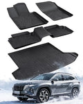 Floor Mats & Cargo Liner for 2022-2025 2026 Hyundai Tucson (Gas Models Only).All-Weather TPE Floor Liners Full Set,Custom Fit for SE SEL Limited XRT,Not for Hybrid or PHEV