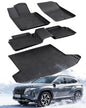 Floor Mats & Cargo Liner for 2022-2025 2026 Hyundai Tucson (Gas Models Only).All-Weather TPE Floor Liners Full Set,Custom Fit for SE SEL Limited XRT,Not for Hybrid or PHEV