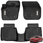 YITAMOTOR Floor Mats Fit for 2013-2016 Ford Fusion & Lincoln MKZ, Custom Fit Floor Liners All Weather Protection, 1st & 2nd Row, Black - style: 13-16 Fusion/ MKZ 1st & 2nd Row