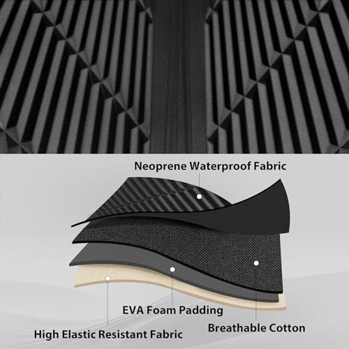 CAR PASS Waterproof Black Blue Car Seat Covers Front Seat Covers Neoprene Wetsuit,All-Weather Non-Slip Durable,Universal Fit for SUV Trucks Automotive,Armrest Airbag Compatible,Emboss Black Blue - color: Black and Blue, size: Two Front