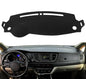 Dash Cover Mat Custom Fit for Kia Sedona, Dashboard Cover Pad Carpet Protector F138 (Black) - color: black
