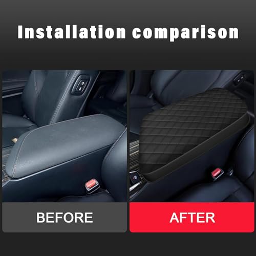 AOMSAZTO Console Pad for 2018-2024 Toyota Camry Armrest Pad for Toyota Camry Black - size: 2018-2024 Toyota Camry