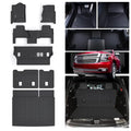 Floor Mats for Chevy Tahoe & GMC Yukon (Not XL) 2015-2020 & Trunk Mat & Backrest Mat TPE All Weather Protection Floor Liner & Cargo Liners Accessories - size: For 2015-2020 tahoe full set mat（8seat）
