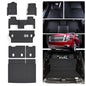 Floor Mats for Chevy Tahoe & GMC Yukon (Not XL) 2015-2020 & Trunk Mat & Backrest Mat TPE All Weather Protection Floor Liner & Cargo Liners Accessories - size: For 2015-2020 tahoe full set mat（8seat）