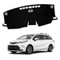 XITER Polyester Dashboard Cover Mat Carpet Dash Nonslip Sun Shade Mat Compatible For Toyota Sienna 2021 2022 2023 2024 2025 2026(Without HUD) - size: 2021-2025 Sienna (Without HUD)
