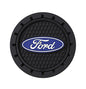 Plasticolor 000651R01 Ford Oval Auto Car Truck SUV Cup Holder Coaster 2-Pack , Blue