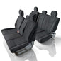 Pigenius Neoprene Seat Covers for Ford F-150 Lightning (2022-2026), F-150/Tremor (2015-2026), F-250/F-350 Super Duty (2017-2026) Crew Cab Bench Seat - Waterproof UV Resistant Full Set Front Rear