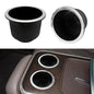 2PCS Cup Holder Insert, Automotive Cup Holders, Large Capacity Plastic Vehicle Cups Holder Insert Replacement, Portable Recessed Plastic Vehicle Drink Can Adapter Universal for RV Boats Sofas