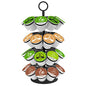 KIMIUP Coffee Pod Holder, K Cup Organizer Compatible with K-Cups(36 Pods), Kitchen Detachable Coffee Pod Organizer for Countertop, Spins 360-Degrees - color: Black