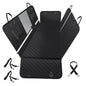 Vailge 6 in 1 Car Seat Cover for Back Seat, 60/40 Split, 100% Waterproof with Mesh Window, Scratch Prevent Anti-slip Dog Hammock, Standard - color: Black With Split Front Cover, size: Standard