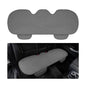 Car Back Seat Cover, Breathable Waterproof Vehicle Rear Bench Protector with Storage Pocket, Comfortable Automotive Back Seat Cushion Pad, Universal for SUV RV Truck (Gray)