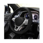 Car Steering Wheel Cover, Leather Breathable Ice Silk Auto Wheel Wrap with Anti-Slip Lining, Scratch-Resistant Elastic Protector Fit for 14.5-15 Inch Steering Wheels (Black) - color: Black