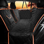 Waterproof Dog Car Seat Cover for Back Seat,Collapsible Scratchproof Dog Car Seats Covers,Nonslip Dogs Seat Cover with Mesh Window,Storage Pocket,Side Flaps,Universal Size Fit for Car/Truck/SUV