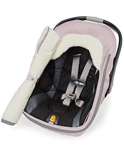 Skip Hop Winter Car Seat Cover, Stroll & Go, Pink Heather - color: Pink Heather