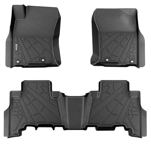 KARPAL Floor Mats Fit for Toyota 4Runner 2013-2024 (NOT fit 2025) & Lexus GX460 2014-2023 (NOT for 2025), Custom Fit All Weather TPE Floor Liners, 1st & 2nd Row Mat, 4Runner Accessories - style: 2013-2024 | For Toyota 4Runner | 1st & 2nd Row
