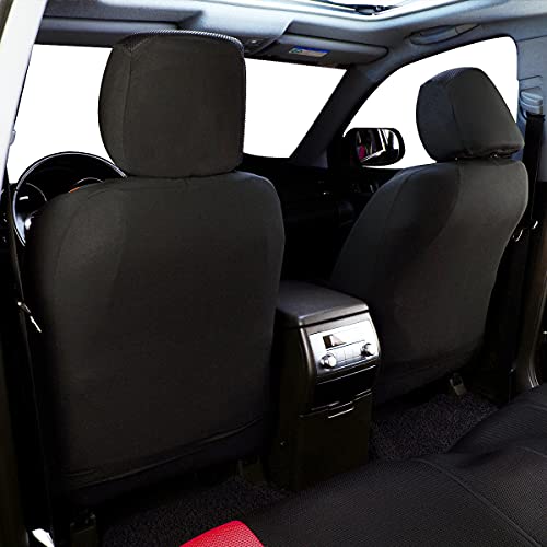 Flying Banner car seat Covers Full Set All Air Mesh Breathable Man Lady Airbag Compatible Rear Bench Split 40/60 50/50 60/40 Truck Pick Up (Full Set - Low Back, Black Gray Red) - color: Black Gray Red