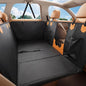 Hard Bottom Car Seat Back Cover for Dogs, Anti Scratch PU Leather Backseat Extender for Dogs, Waterproof Pet Car Hammock Supports 400 Lbs for Car, SUV, Small Truck