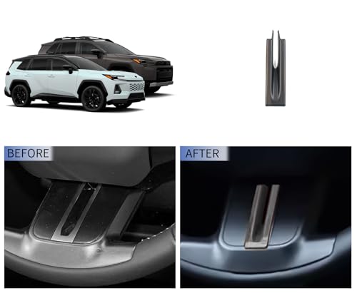 U-Shaped Below Trim Strips Compatible with Toyota New RAV4 2026 2027+ Car Accessories ABS 1PCS(Peach Wood Style) - color: Peach Wood Style