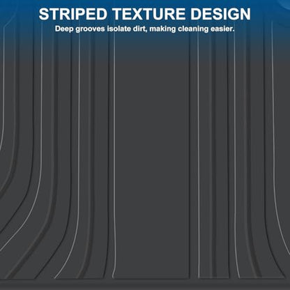 Car Floor Mat Custom Fit for BMW 3/4 Series 2019-2026 G20 G21 M3(G80) M4(G83) i4(G26) Black Red Rubber Auto Floor Liners Set All Weather Protection Heavy Duty Odorless
