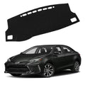 XITER Polyester Dashboard Cover Mat Carpet Dash Nonslip Sun Shade Mat Compatible For Toyota Corolla 2014 2015 2016 2017 2018 - size: 2014-2018 Corolla