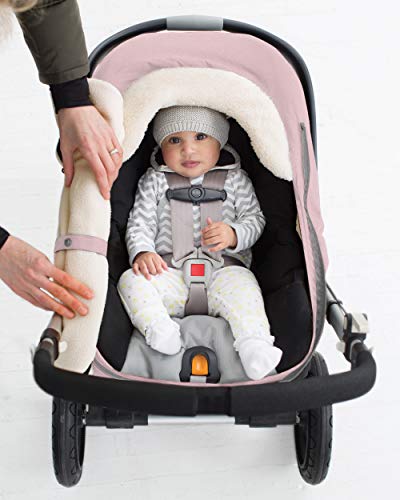 Skip Hop Winter Car Seat Cover, Stroll & Go, Pink Heather - color: Pink Heather