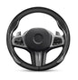 Carbon Fiber Steering Wheel Cover,Breathable Non-Slip Leather Protector,Universal 14.5-15 Inchs Fit for Cars,SUVs,Trucks,Durable,Wear-Resistant,All-Season Auto Interior Accessory (Style A 14.5-15inch) - size: Style A 14.5-15inch