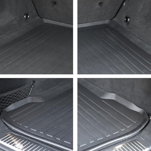 Premium Cargo Liner for Mercedes-Benz AMG EQE 350 4Matic EQE 500 4Matic Trunk Layout Behind 2nd Row SUV 2023-2026 - 100% Protection - Custom Fit Car Trunk Mat - 3D Shaped Laser Measured Trunk Liners