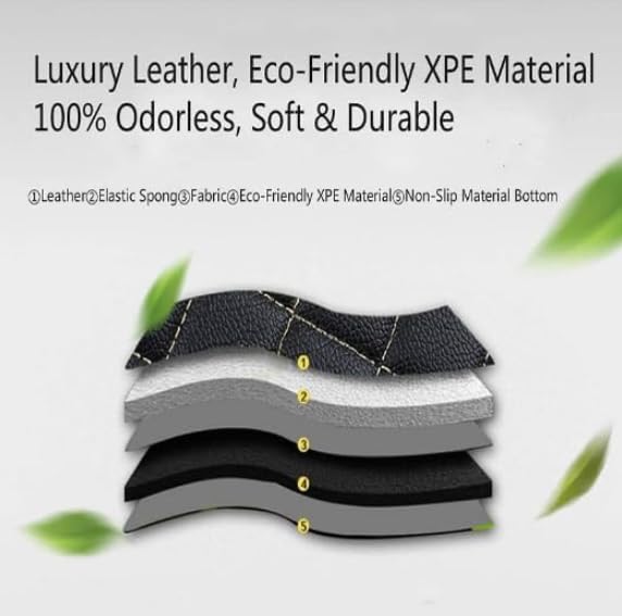Custom Leather Car Mats, Vehicle-Specific Fit All-Weather Floor Mats, 100% Waterproof Anti-Slip Durable Protection for SUV Truck Sedan, Precision Tailored Protection (Black Splicing White Stripes) - color: black Splicing white Stripes