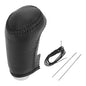 Gear Shift Knob Cover for Chevrolet Malibu 2016-2020 Anti-Slip Black Stick Shifting Handle Protector Faux Leather 1 Pc