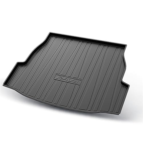 Cargo Liners Fits Toyota RAV4 2019-2023 Rear Trunk Floor Mats 3D Boot Tray All-Weather TPE Black - size: RAV4 2019-2023