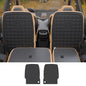 Rongtaod Cargo Mat Compatible with 2020-2025 Hyundai Palisade 7 Seats Trunk Mat Cargo Mat Cargo Liner All Weather Trunk Liner Kick Mat 2024 Palisade Accessories (2nd Row Backrest Mats) - color: 20-25,7-Seat 2nd Row Kick Mats