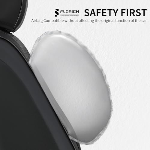 Leather Cars Seat Covers Full Set, Waterproof Automotive Seat Covers Seats Full Wrapping Edge Seat Cushion Non-Slip Breathable Universal Fit for Most Car Truck SUV Seat Protection, Black - color: Black, size: FullSet