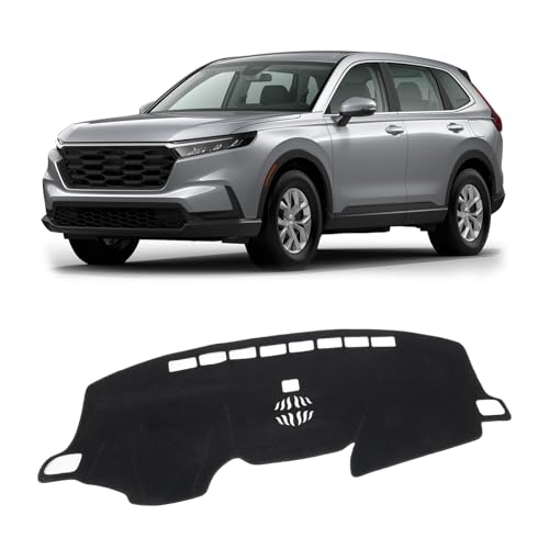 KUST Black Dash Cover for Honda CR-V CRV 2017-2022 Left Hand Driving Non-Slip Dashboard Cover Interior for CR-V CRV Accessories Custom Fit Dash Mat Sunshade Windshield Glare - size: 62.2''×14.8'' (Honda CRV 17-22)