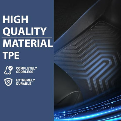 PIT66 Floor Mats Cargo Liners Compatible with Honda Civic Coupe Sedan 4-Door 2016-2021, Fit Civic Hatchback 2017-2021, Fit Honda Insight 2016-2021 (Heavy Duty) TPE 3-Piece,Front & 2nd Row Liner - size: Fit Honda Civic/Insight 2016-2021 | 3PCS