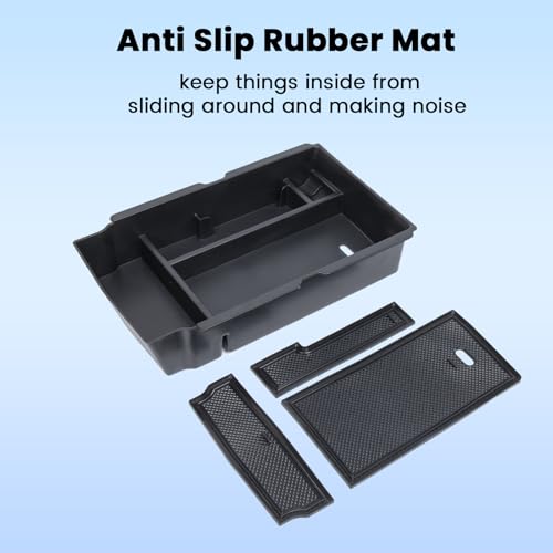 Center Console Organizer Compatible with 2026 2025 2024 2023 Honda CRV Armrest Storage Box Coin and Glass Holder ABS Plastic Insert Secondary Storage Interior Accessories - size: 1 Pcs Center Console Organizer