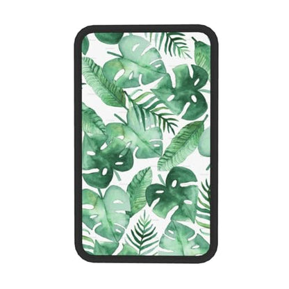 Tropic Leaf Auto Center Console Armrest Cover Pad, Universal Fit Waterproof Comfort Car Armrest Cushion for Most Vehicle SUV Truck - color: Tropic Leaf