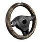 Mossy Oak Camo Steering Wheel Cover, Durable Grip Car Steering Cover, Universal Fit 14.5"–15.5" - Made with Premium Brown PVC Leather and Cotton Fabric, Anti-Slip - Official Licensed Product - color: Brown