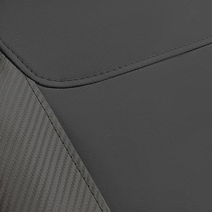 Flying Banner car seat Covers Protects Water Proof Faux Leather Carbon Fiber Fronts Gray Gray - color: Gray Gray, size: Front Pair -- 2PCS