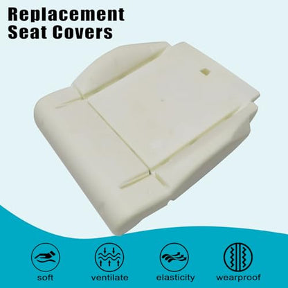 Mythoria Front Driver Side Bottom Replacement Foam Seat Cushion Compatible with Jeep Wrangler Sahara, Rubicon, Sport, X-Sport, X-S, Islander, Mountain 2007 2008 2009 2010 2011 2012