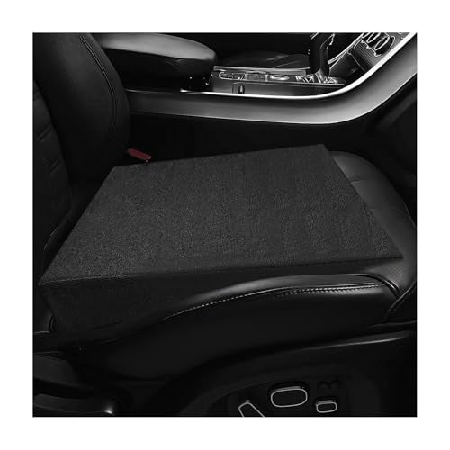 Auto Seat Wedge Leveling Cushion, Breathable Fabric Rear Seat Leveling Mat Support Cushion, Ergonomic Angled Design Backseat Pad Pain Relief Pad for Car Office Outdoor - color: 1 Pcs