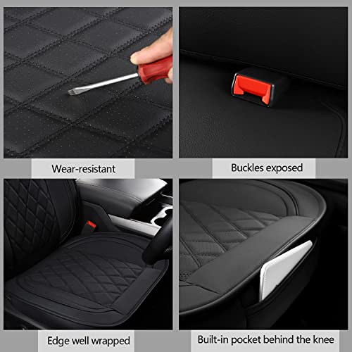 MIROZO Dodge Ram Seat Covers Full Set,Waterproof Car Seat Cover Fits for 2009-2026 Ram 1500/2500/3500 Crew Quad Regular Cab,Heavy Duty Protection Pickup Cushions with Split Flat Bench 40/60,Black - color: Black, size: Full Set（Flat Back)