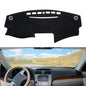 Dashboard Dash Cover Mat Carpet Compatible with 2007-2011 Toyota Camry(Black) - size: 2007-2011 Toyota Camry
