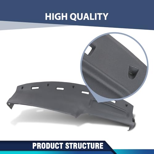 PIT66 TPE Dash Cover Dashboard Panel Fit Dodge Ram 1500 2500 3500 Truck 1994 1995 1996 1997 Gray Dash Board Cover - size: 1994-1997 Dodge Ram (Gray)