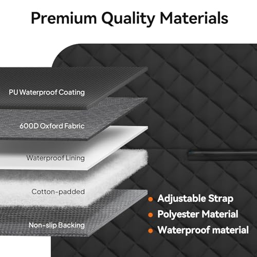 All-in-One Heavy Duty Waterproof Scratch-Proof Dog Back Seat Cover Hammock with Side Flaps, Adjustable & Portable, Easy Install for SUV/Trucks, Compatible with Child Car Seat - Black - color: Black