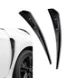 2PCS Car Fender Side Vents, ABS Air Wing Vent Trim Sticker, Fender Decoration Sticker, Styling Auto Air Flow Intake Hole Spoiler Decor Cover, Universal Auto Exterior Accessories